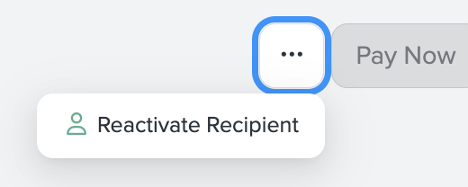 Disabling or Archiving a Recipient
